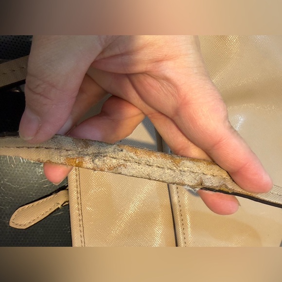 Coach Cream Leather Tote - Picture 11 of 11